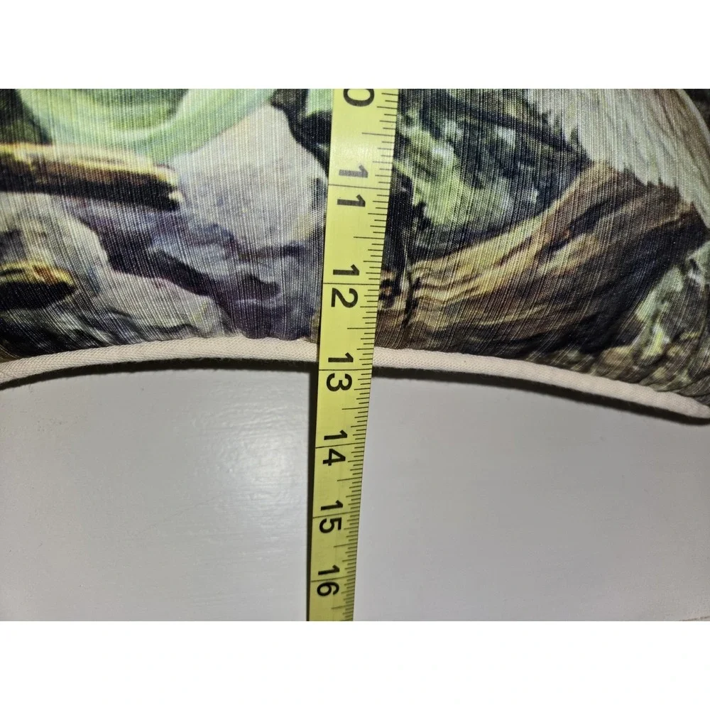 Vintage Guardian Angel Children‎ on Bridge Over Falls pillow 13 x 15